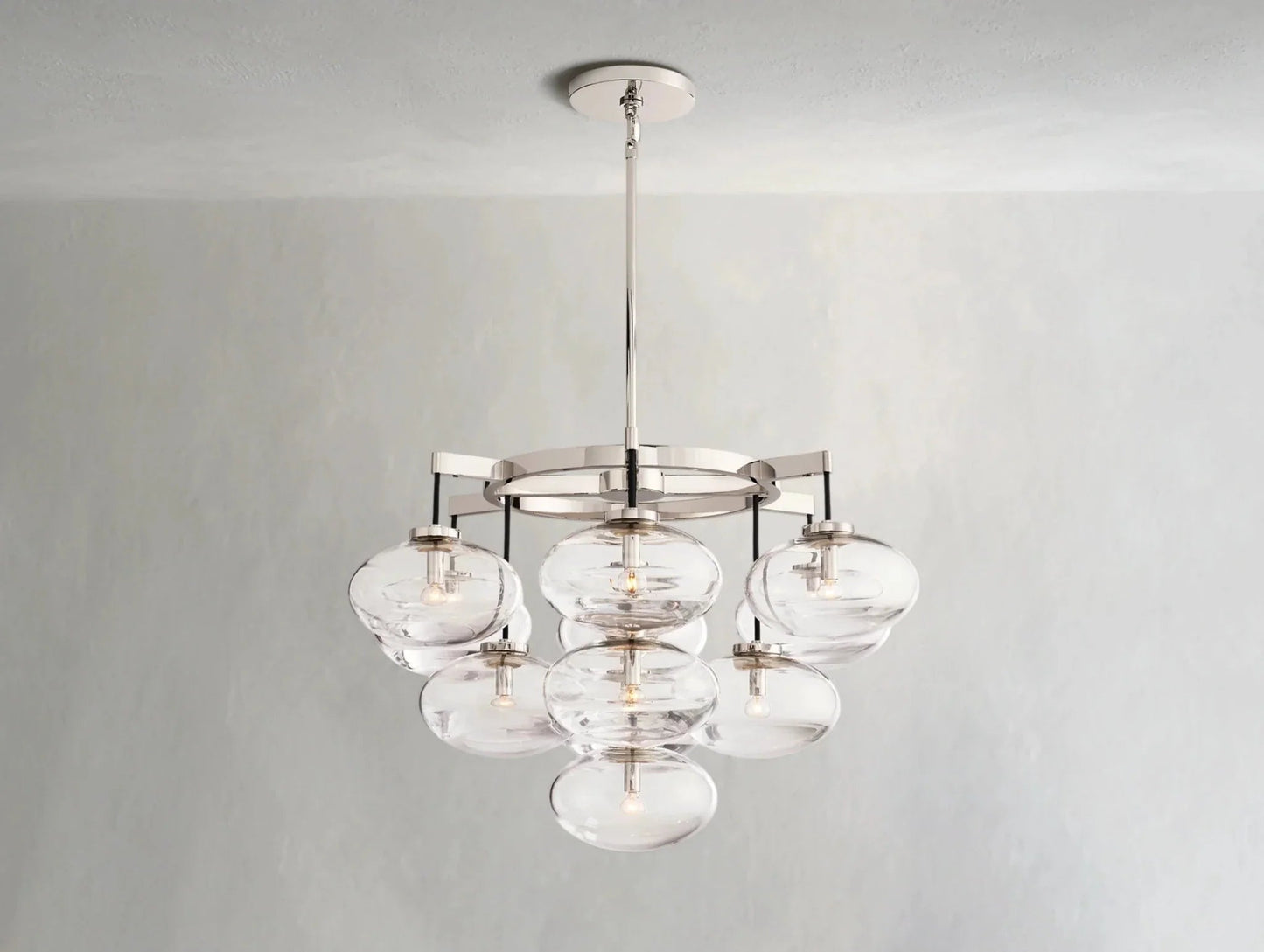 Cebret Glass Round Chandelier - GILDLAMPS