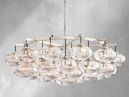 Cebret Glass Round Chandelier - GILDLAMPS