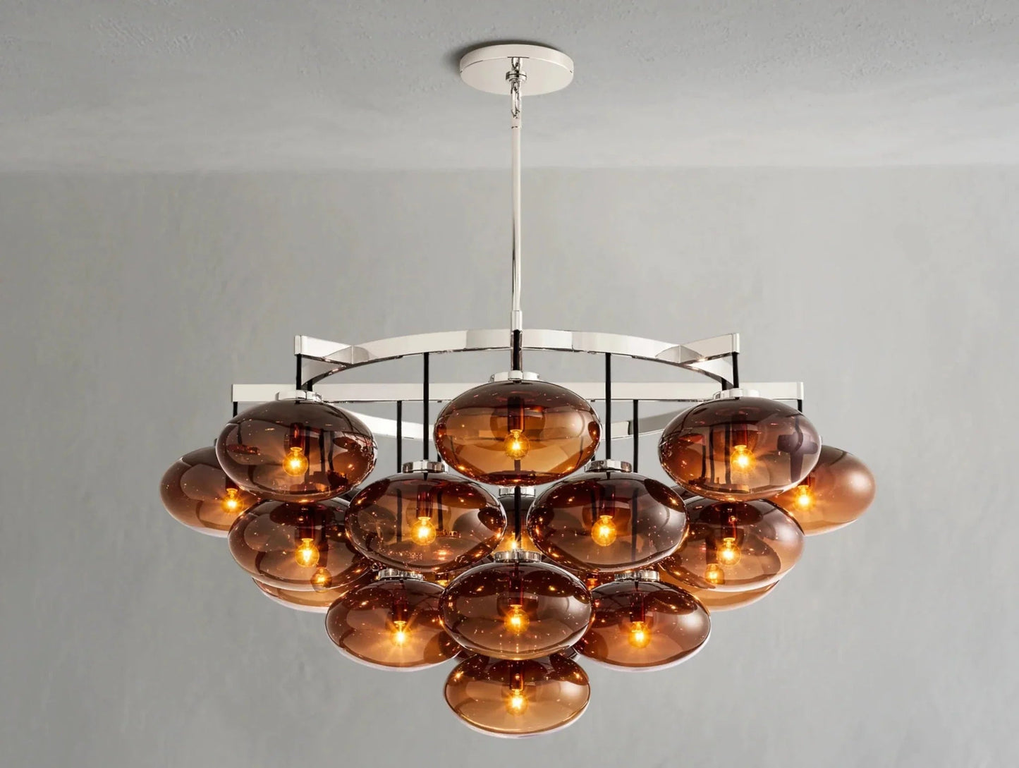 Cebret Glass Round Chandelier - GILDLAMPS