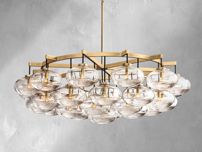 Cebret Glass Round Chandelier - GILDLAMPS