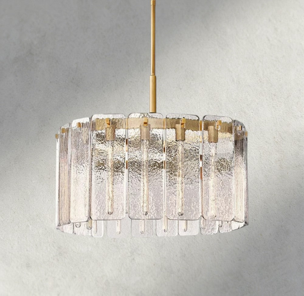 Celamotto Glass Round Chandelier 36", 48", 60" - GILDLAMPS