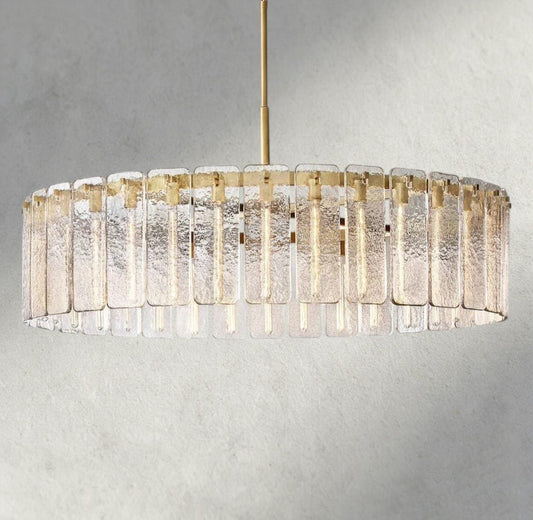 Celamotto Glass Round Chandelier 36", 48", 60" - GILDLAMPS