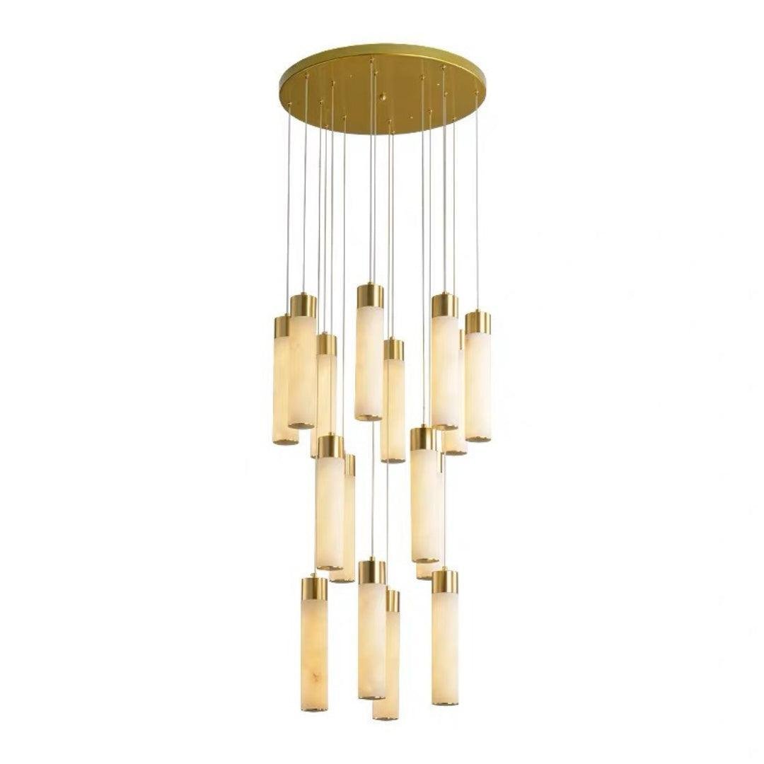 Celestial Alabaster Cascade Chandelier - GILDLAMPS