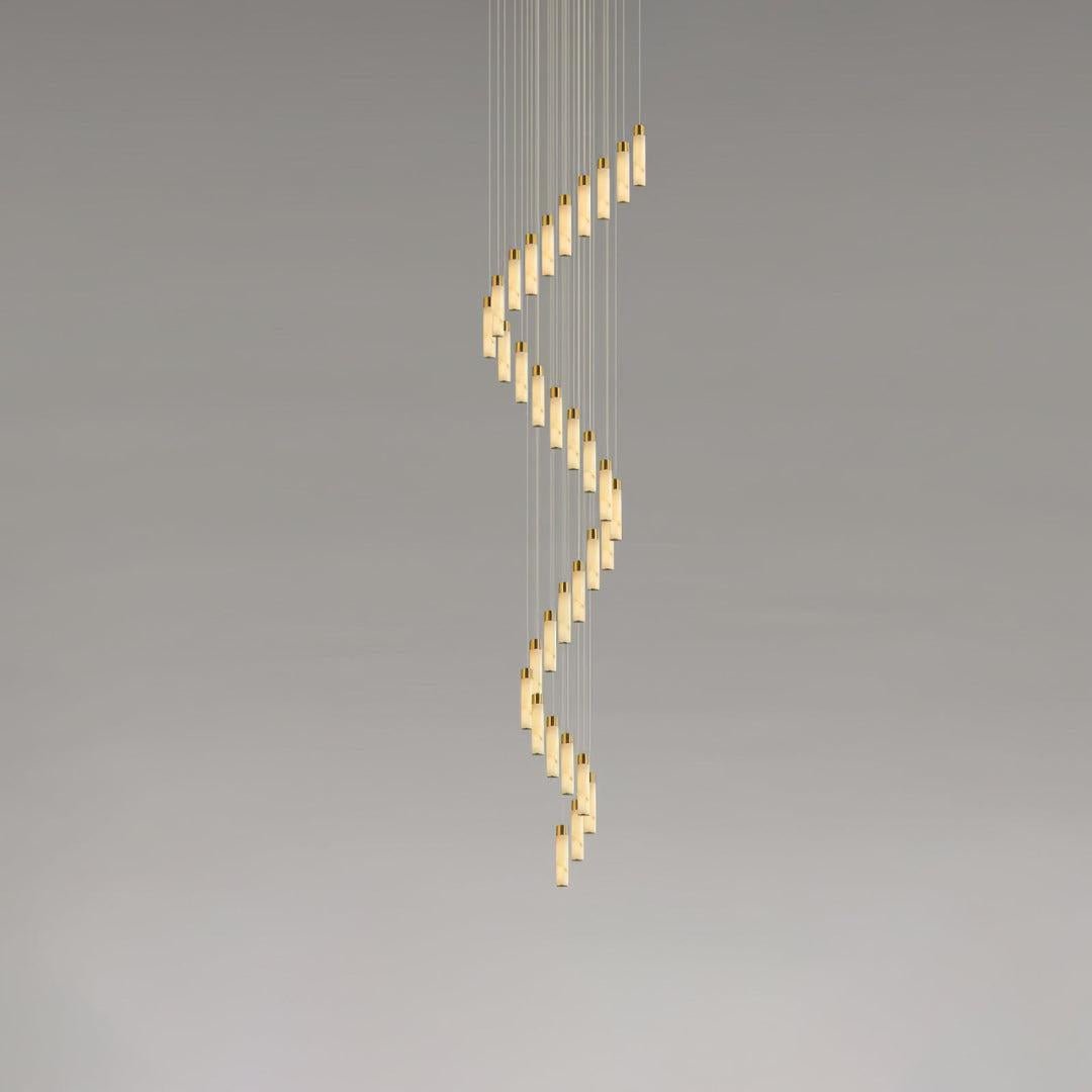Celestial Alabaster Cascade Chandelier - GILDLAMPS