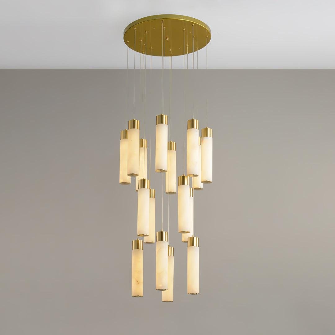 Celestial Alabaster Cascade Chandelier - GILDLAMPS