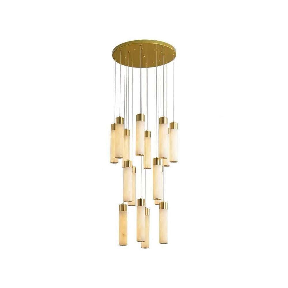 Celestial Alabaster Cascade Chandelier - GILDLAMPS
