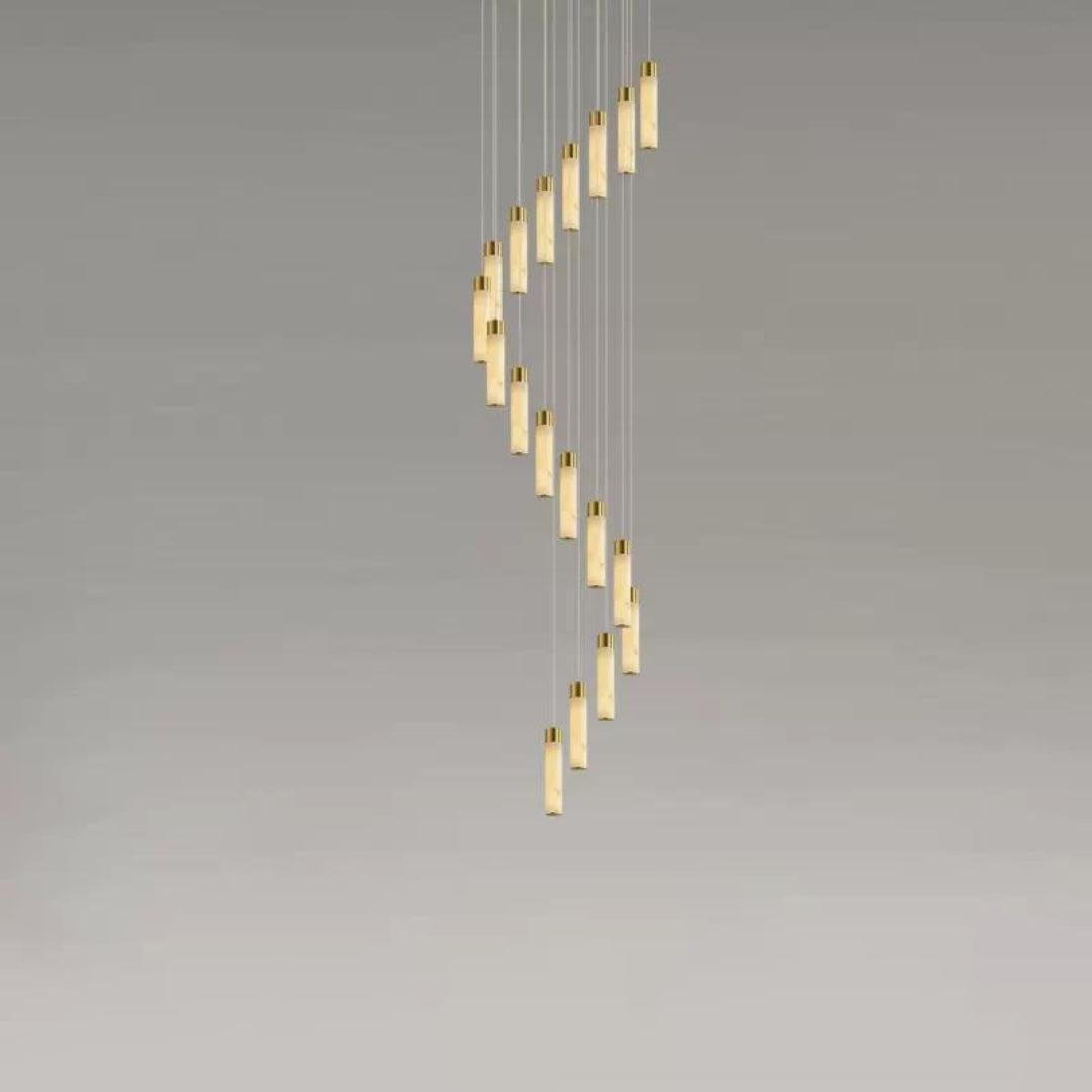 Celestial Alabaster Cascade Chandelier - GILDLAMPS