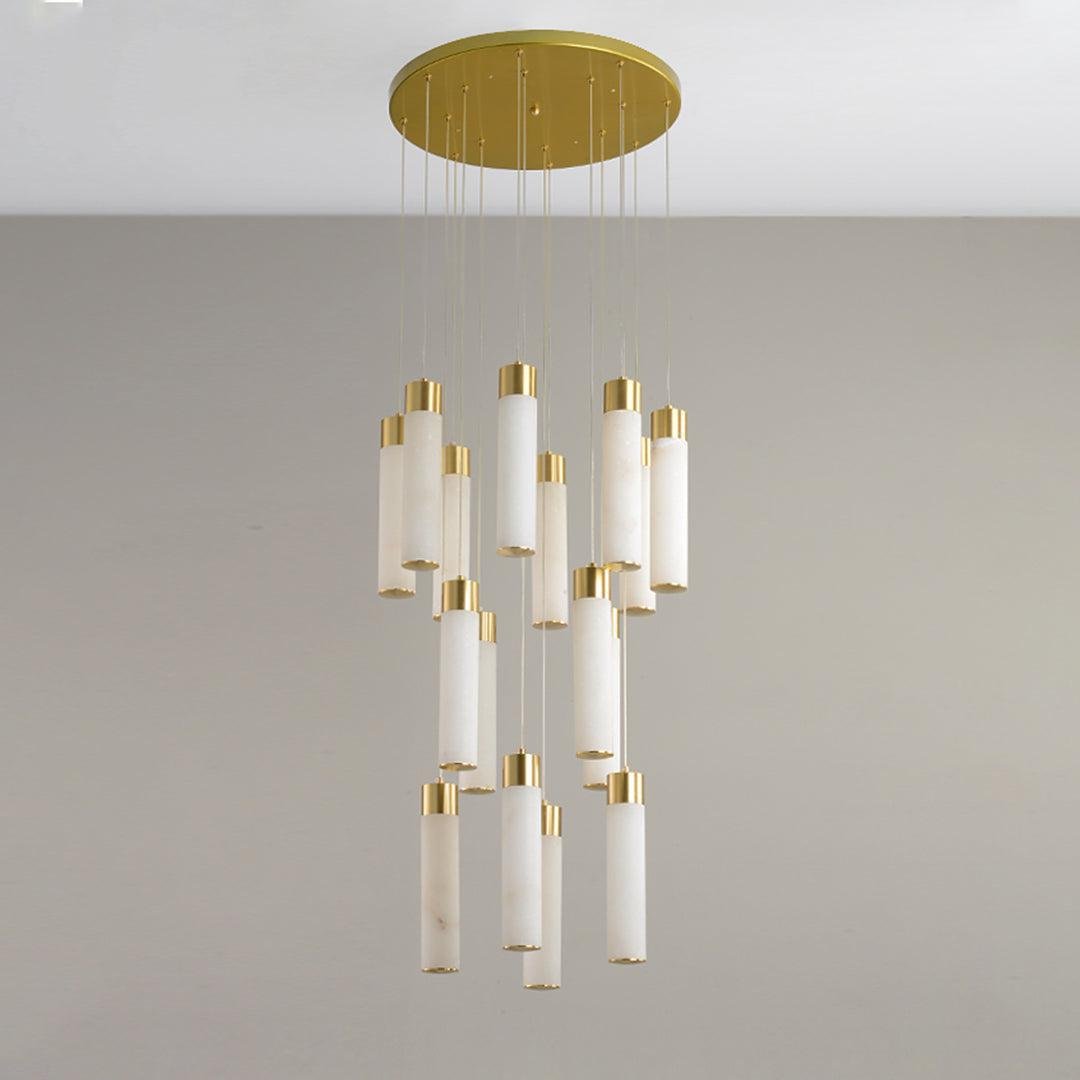 Celestial Alabaster Cascade Chandelier - GILDLAMPS
