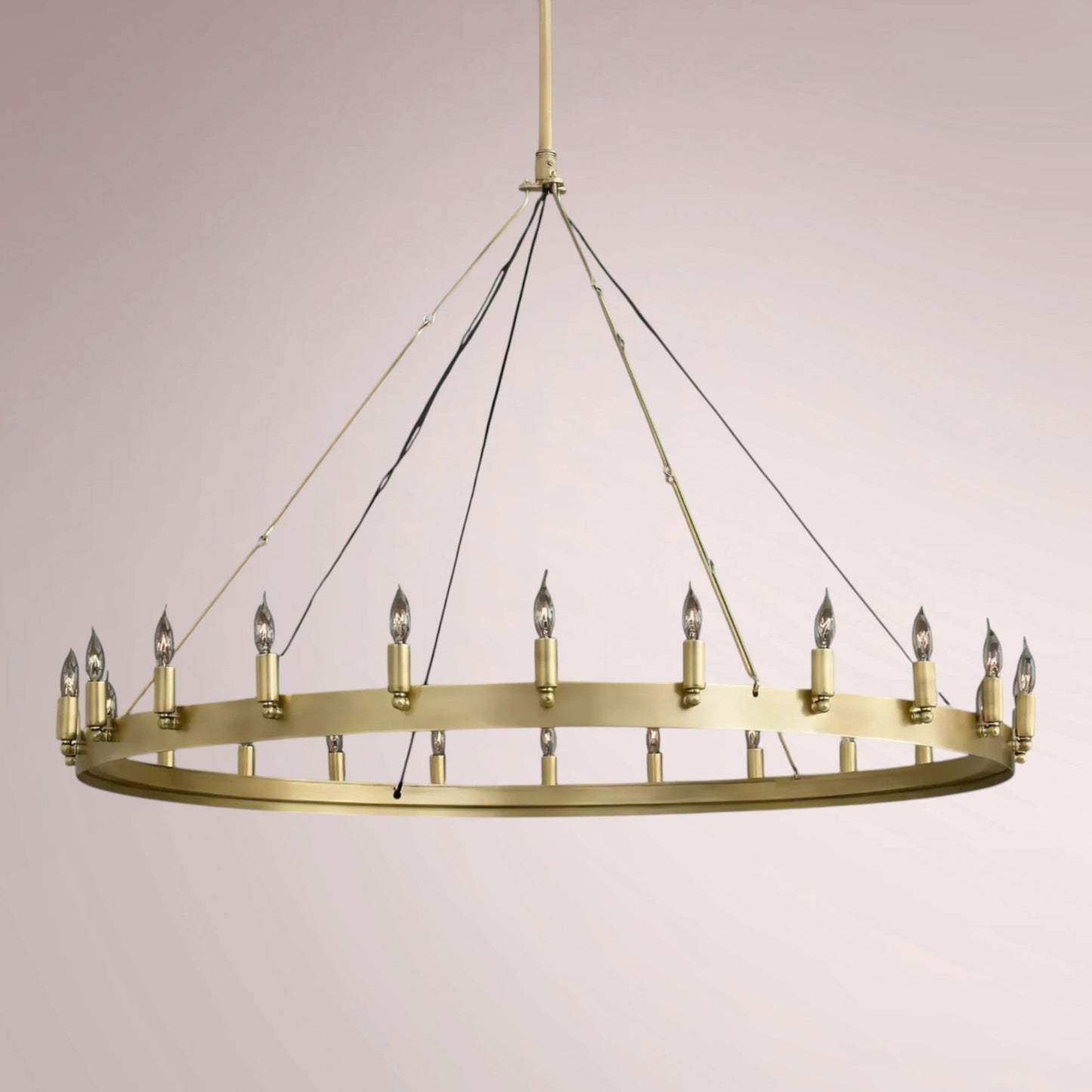 Cemino Vintage Candelabra Round Chandelier - GILDLAMPS