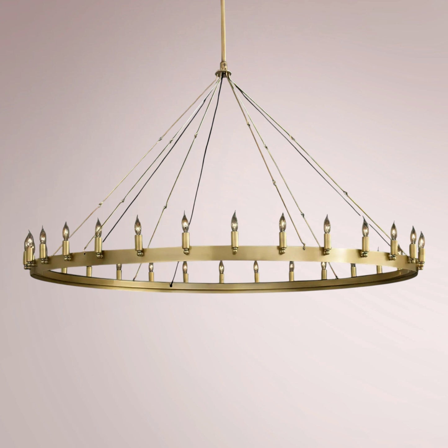 Cemino Vintage Candelabra Round Chandelier - GILDLAMPS