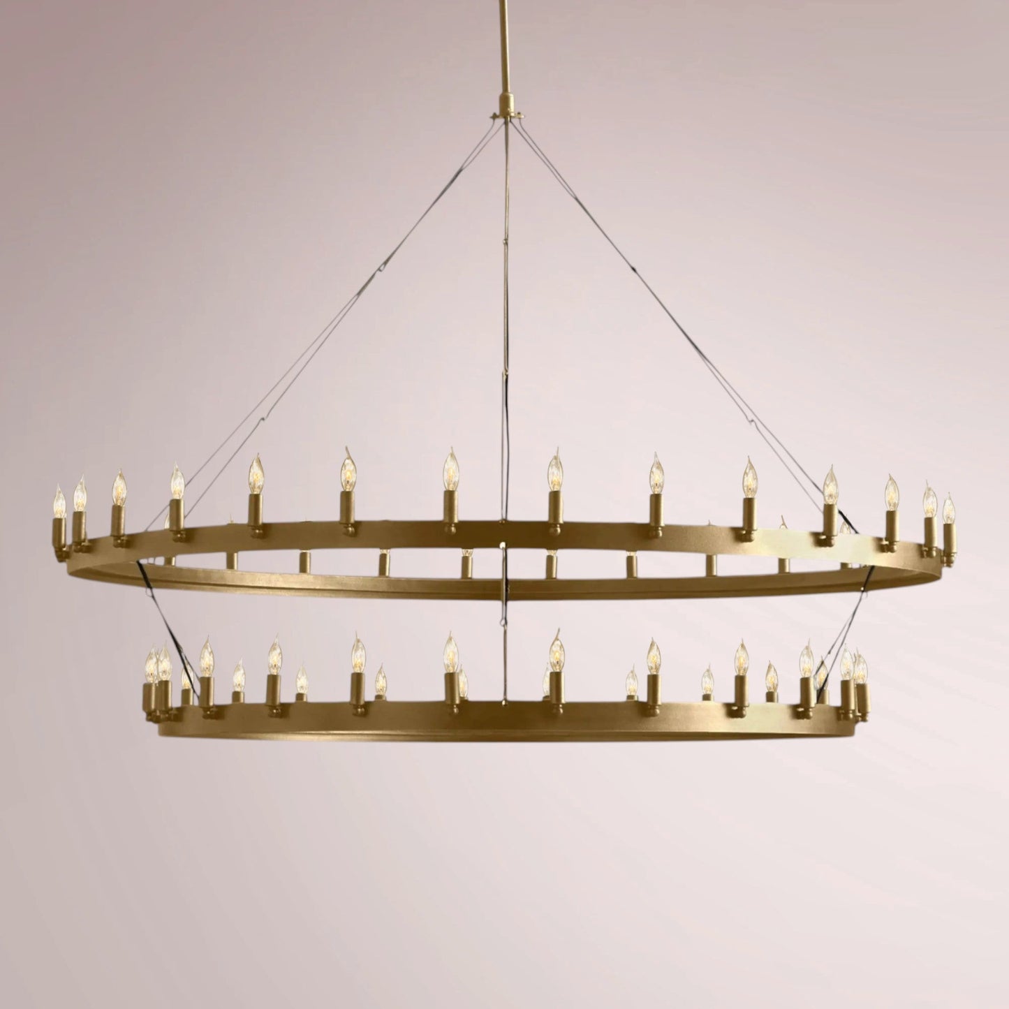 Cemino Vintage Candelabra Two - Tier Chandelier - GILDLAMPS
