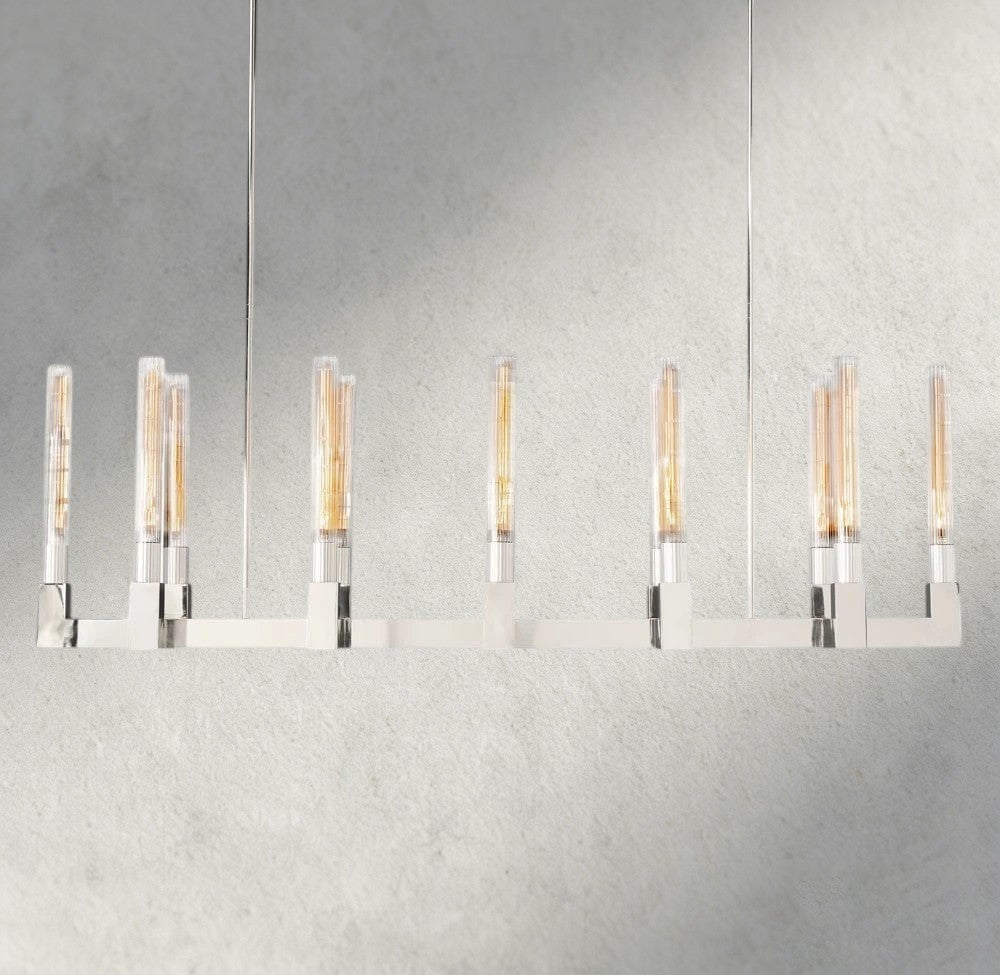 Cennela Linear Chandelier 55", 67" - GILDLAMPS
