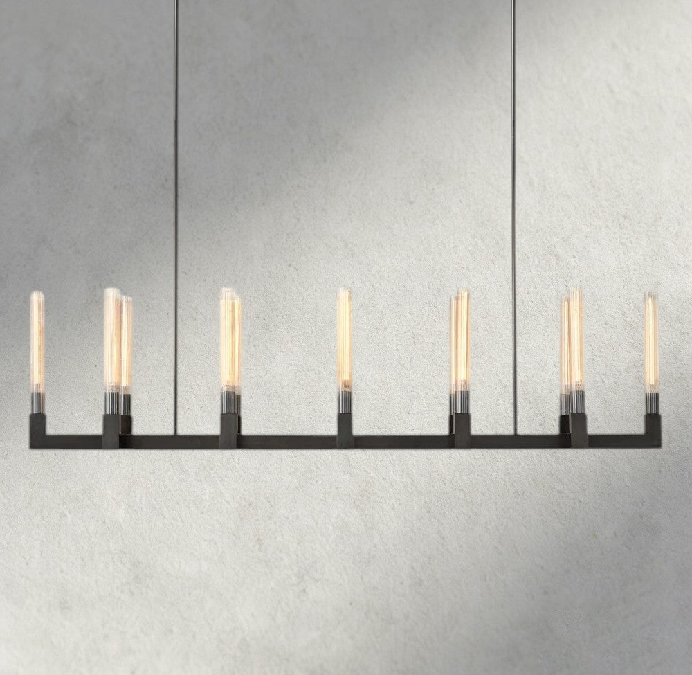 Cennela Linear Chandelier 55", 67" - GILDLAMPS