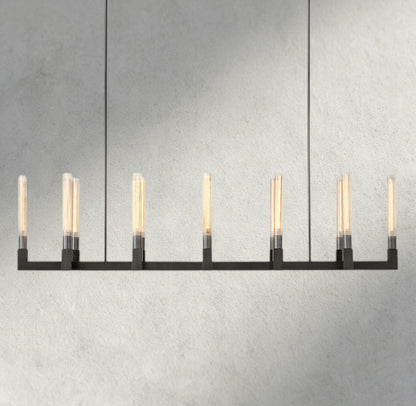 Cennela Linear Chandelier 55", 67" - GILDLAMPS