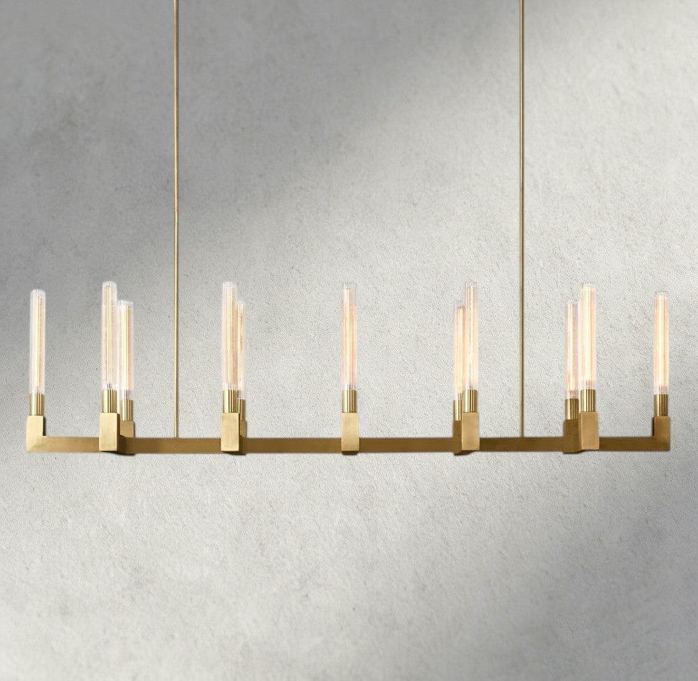 Cennela Linear Chandelier 55", 67" - GILDLAMPS