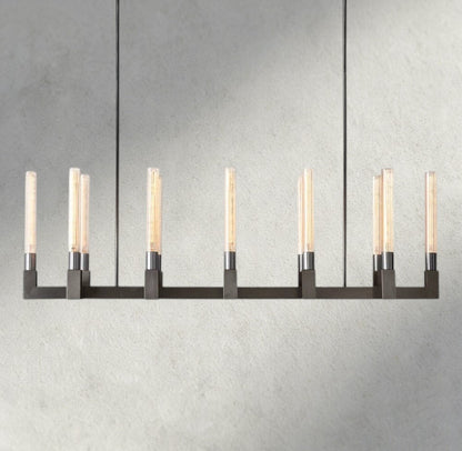 Cennela Linear Chandelier 55", 67" - GILDLAMPS