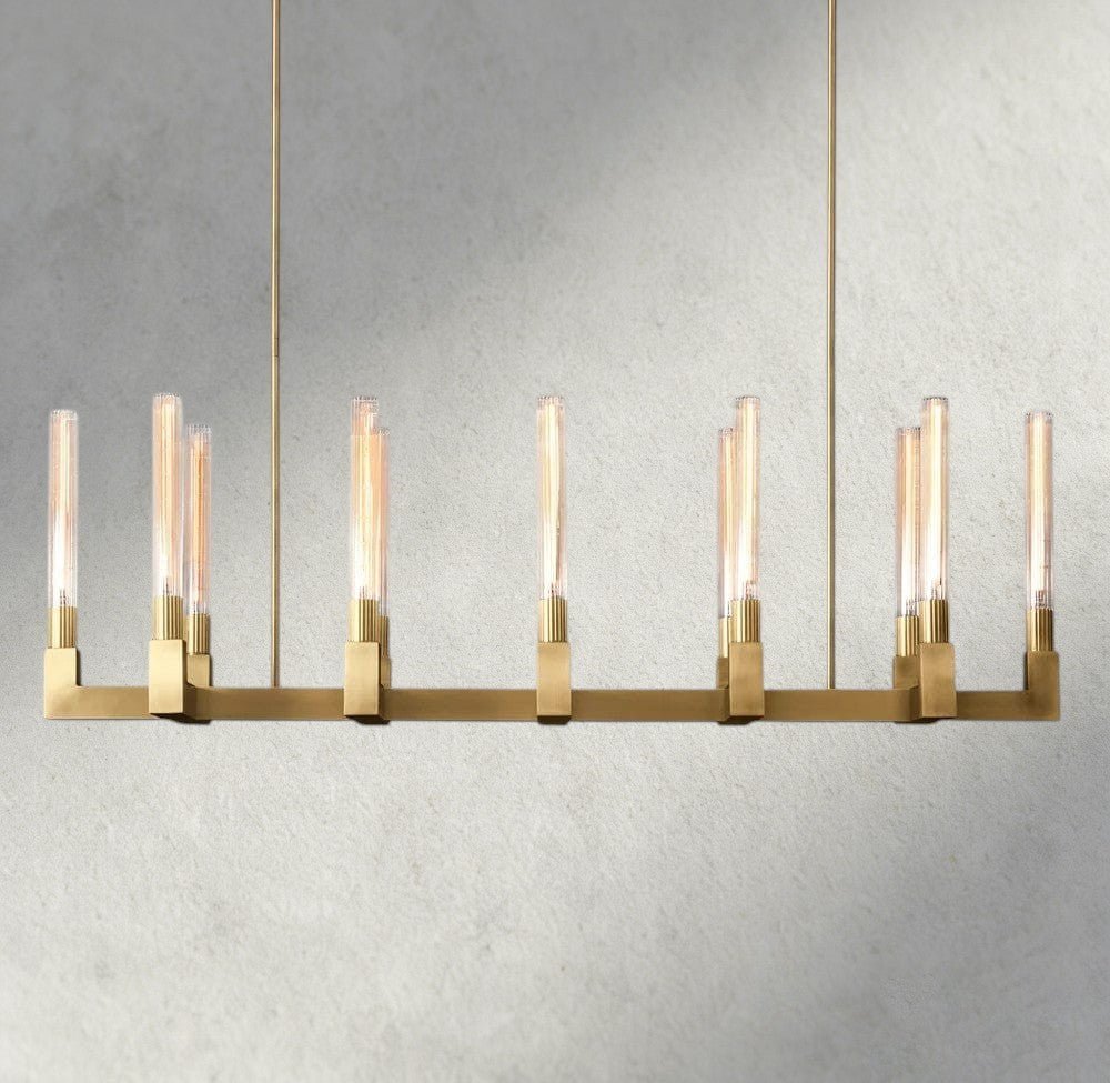 Cennela Linear Chandelier 55", 67" - GILDLAMPS