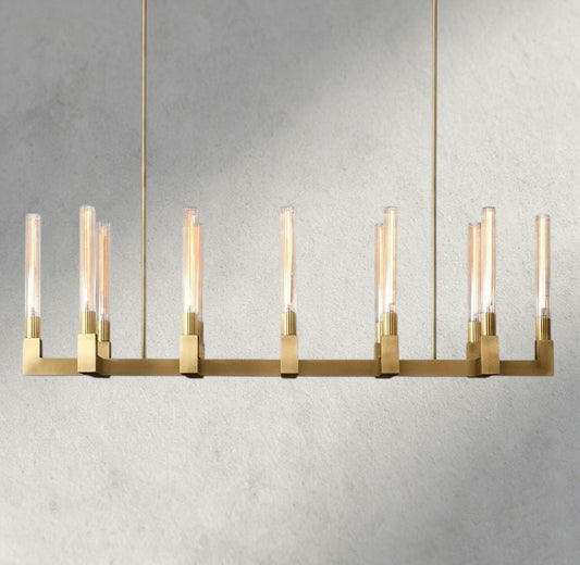 Cennela Linear Chandelier 55", 67" - GILDLAMPS