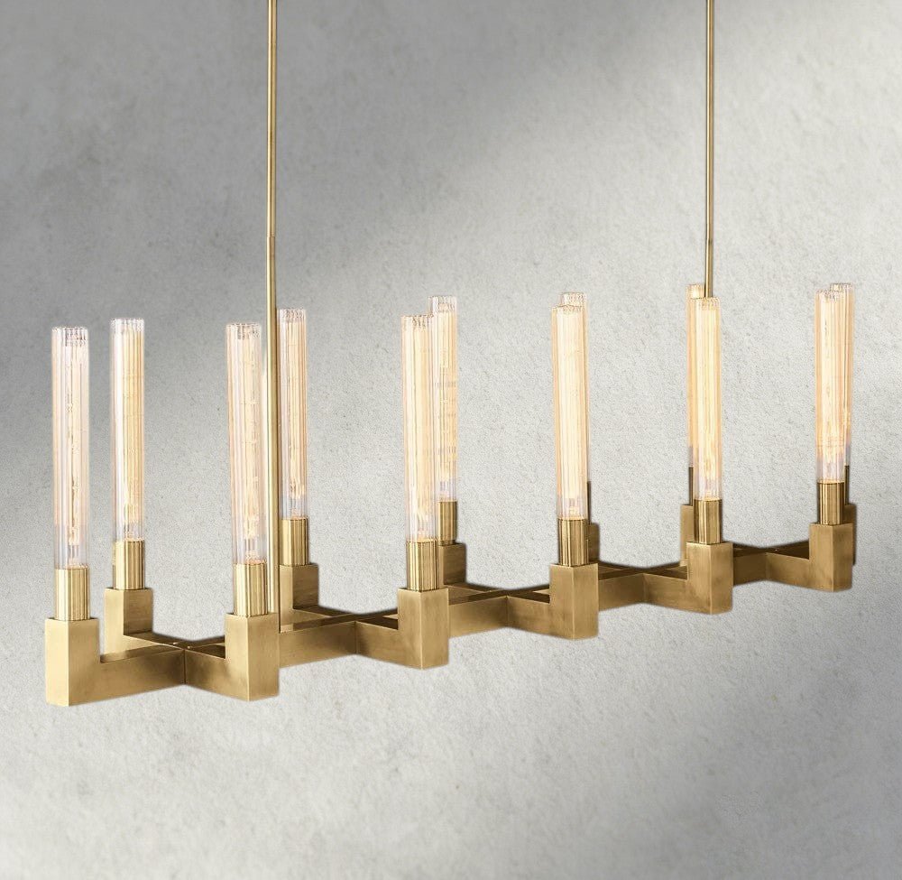 Cennela Linear Chandelier 55", 67" - GILDLAMPS