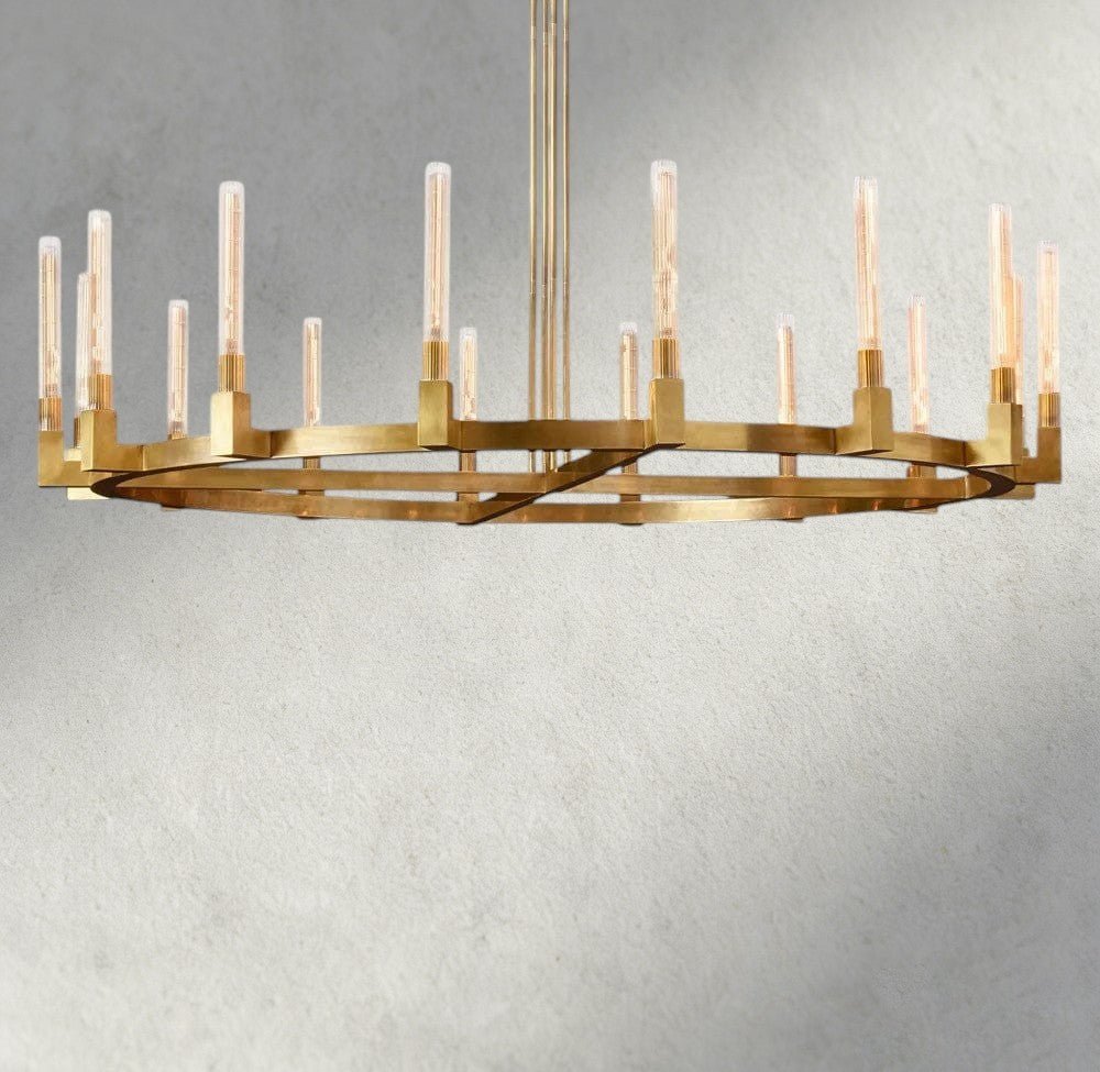 Cennela Round Chandelier 36", 48", 60", 72" - GILDLAMPS