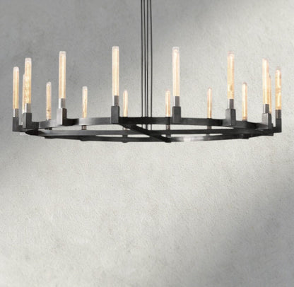 Cennela Round Chandelier 36", 48", 60", 72" - GILDLAMPS