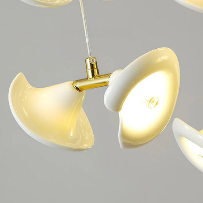 Ceramic Chandeliers Luxury Tulip Flower Ceiling Light - GILDLAMPS