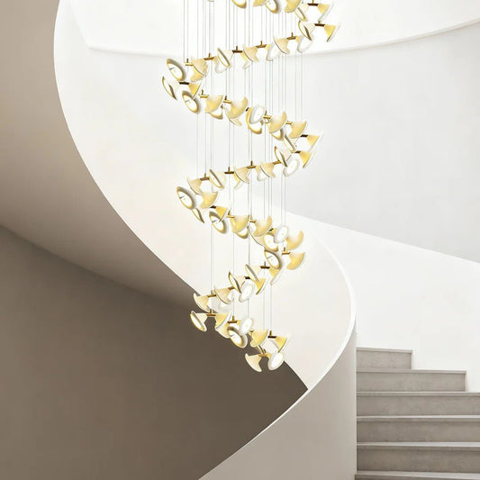 Ceramic Chandeliers Luxury Tulip Flower Ceiling Light - GILDLAMPS