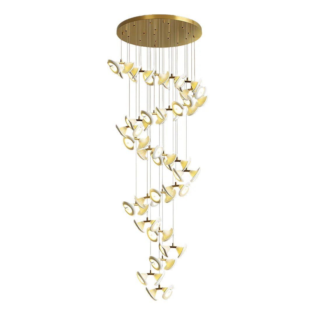 Ceramic Chandeliers Luxury Tulip Flower Ceiling Light - GILDLAMPS