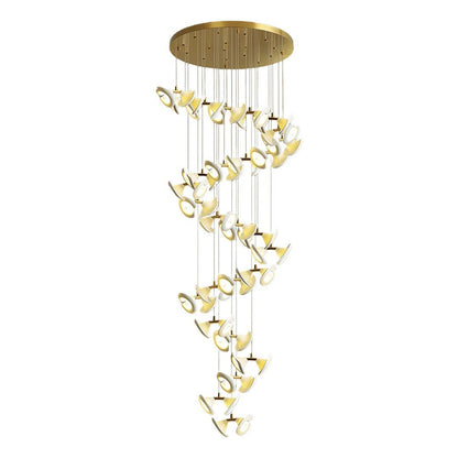 Ceramic Chandeliers Luxury Tulip Flower Ceiling Light - GILDLAMPS