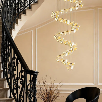 Ceramic Chandeliers Luxury Tulip Flower Ceiling Light - GILDLAMPS