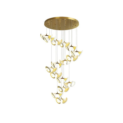 Ceramic Chandeliers Luxury Tulip Flower Ceiling Light - GILDLAMPS