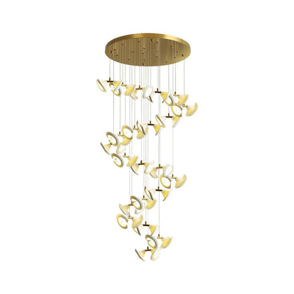 Ceramic Chandeliers Luxury Tulip Flower Ceiling Light - GILDLAMPS