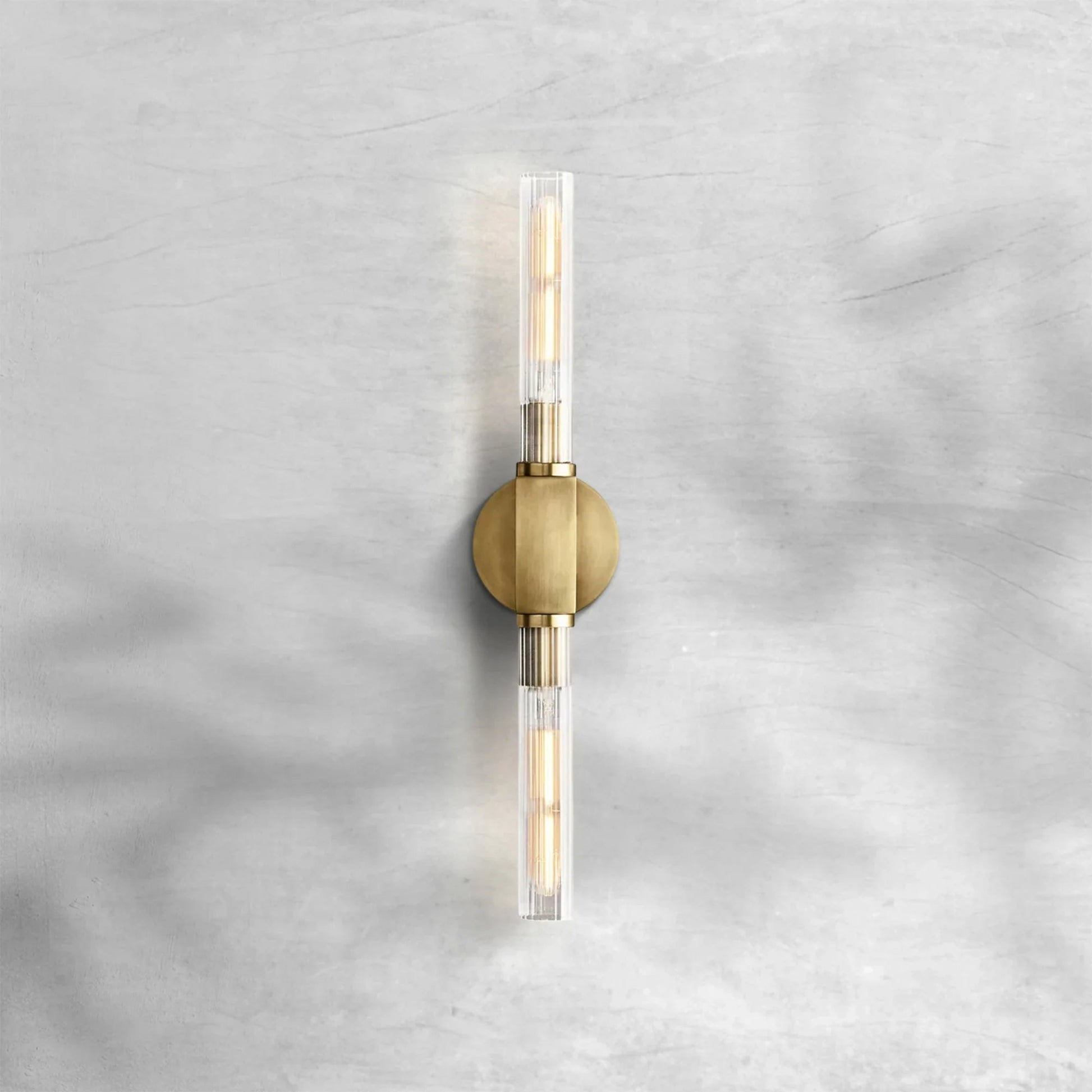 Chantelle Glass Linear Wall Sconce - GILDLAMPS