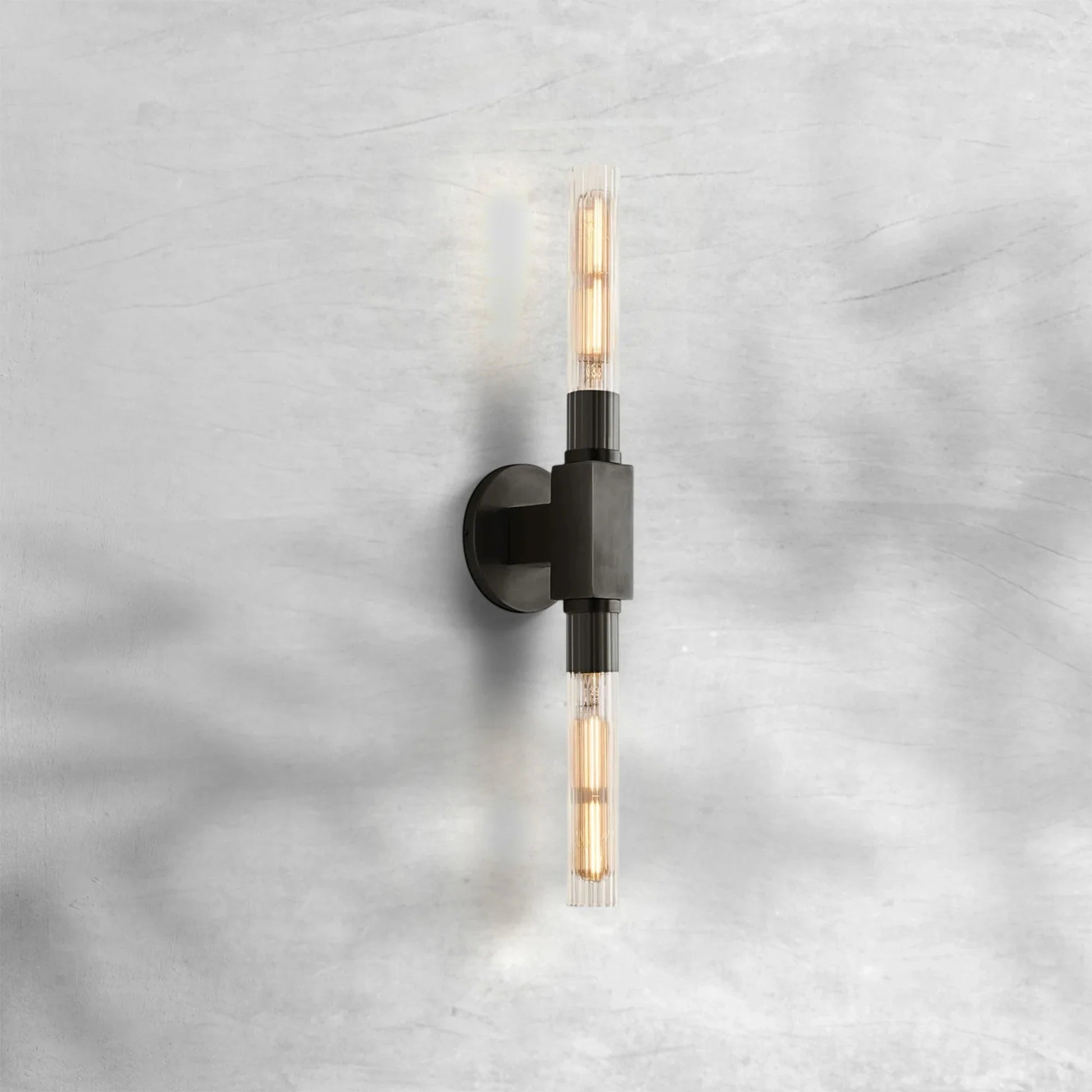 Chantelle Glass Linear Wall Sconce - GILDLAMPS