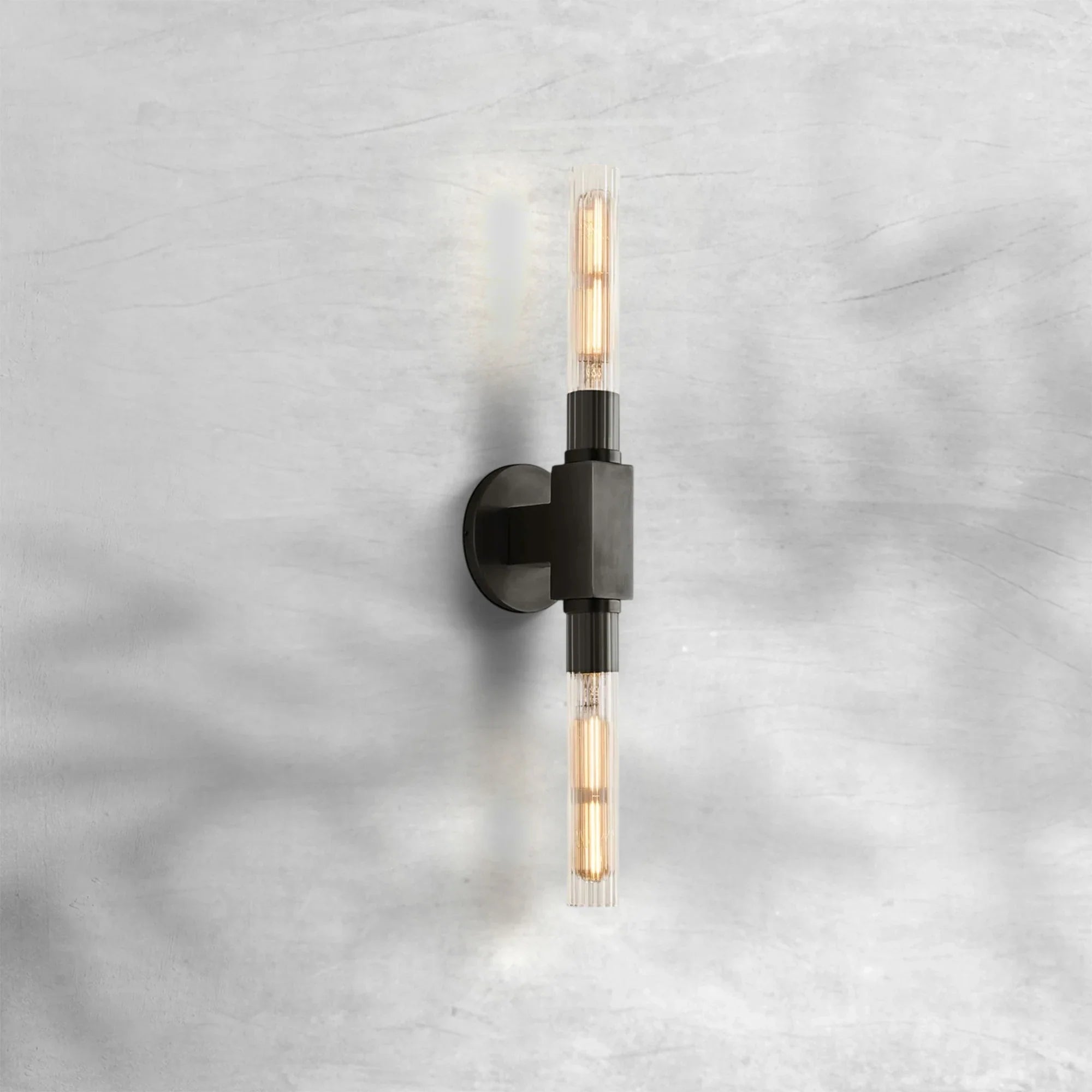 Chantelle Glass Linear Wall Sconce - GILDLAMPS