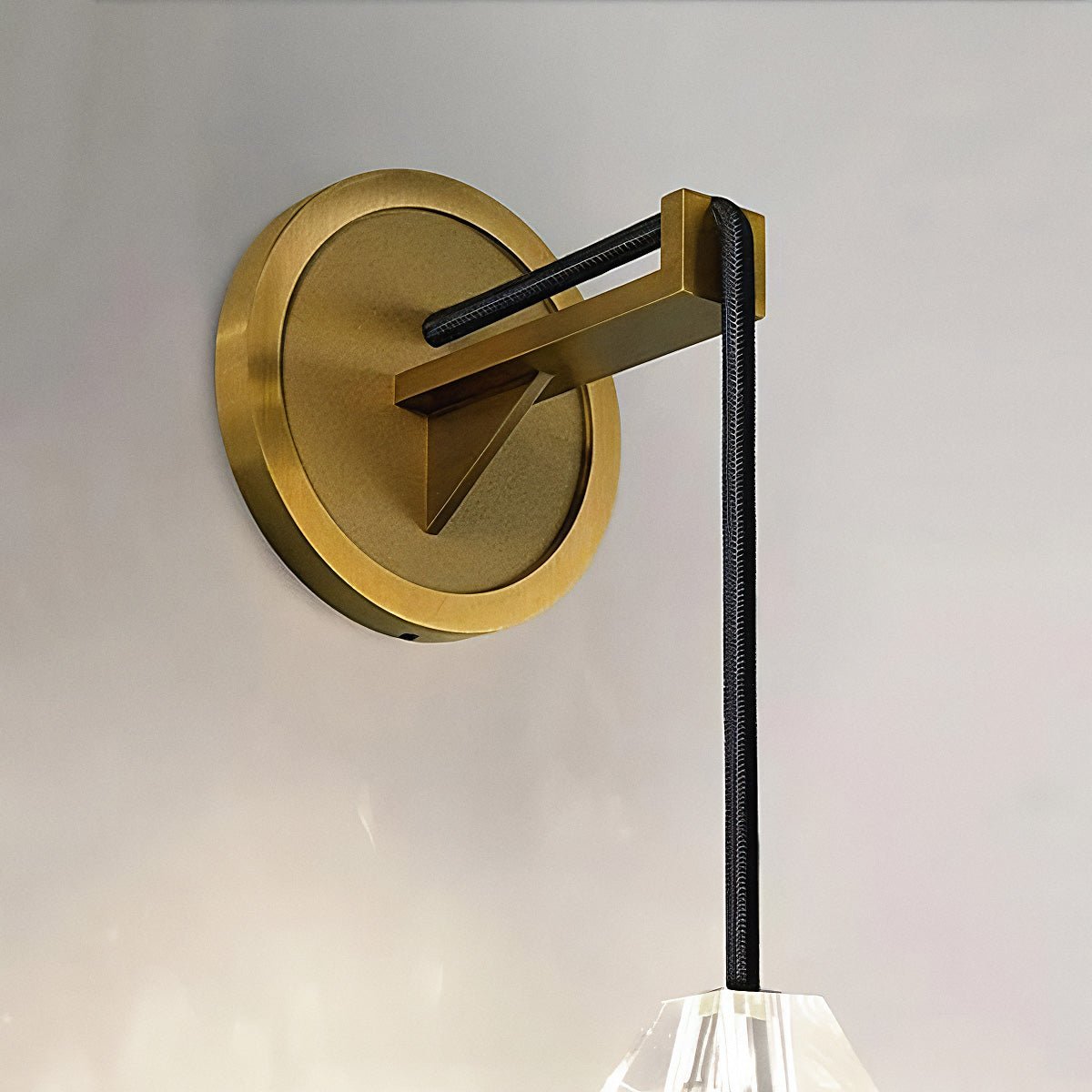 Chapt Crystal Shade Wall Sconce - GILDLAMPS