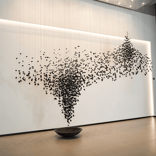 Charcoal Shape Hourglass Chandelier - GILDLAMPS