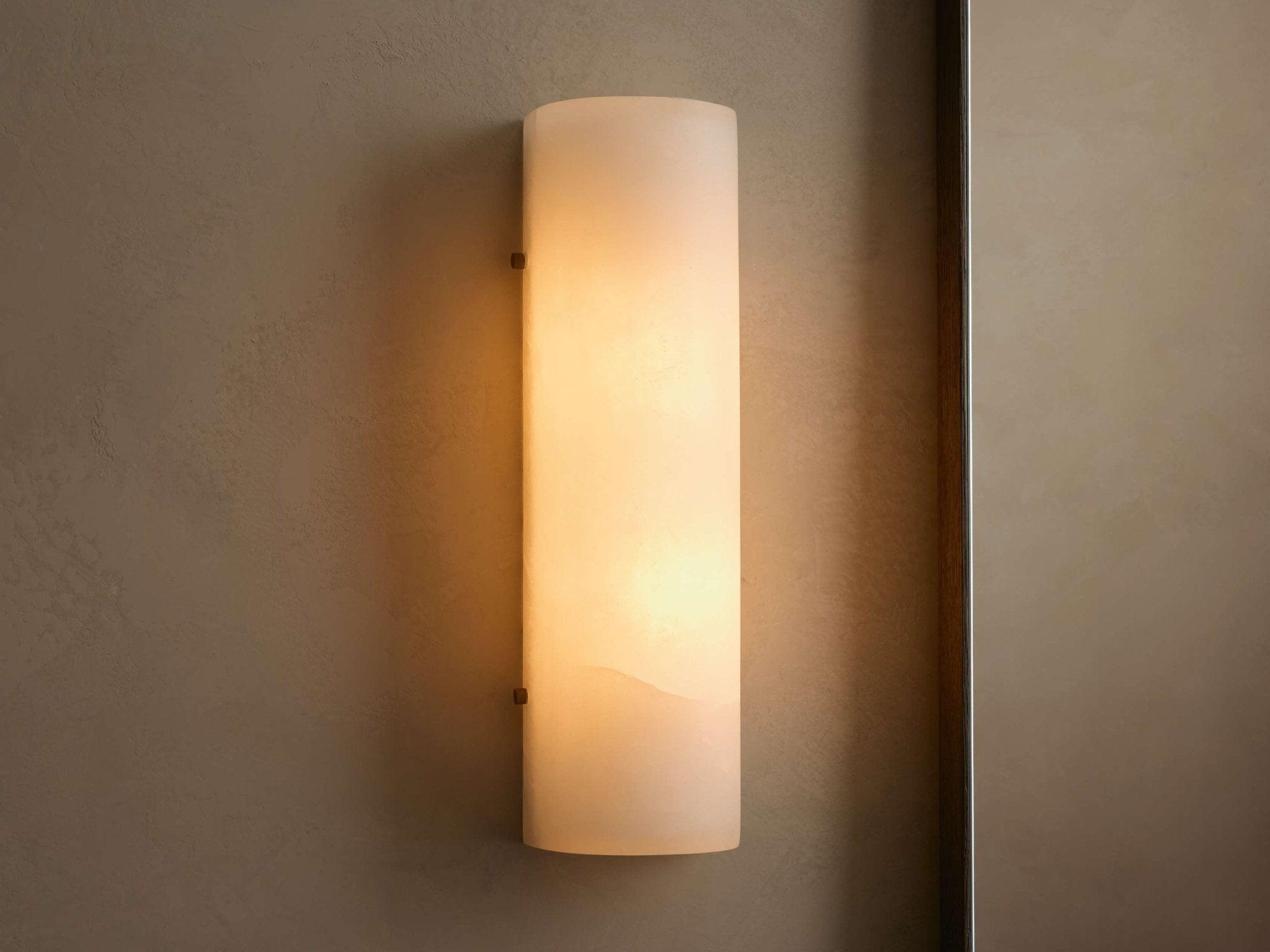 Chayla Alabaster Stone Sconce 12'' 18''H - GILDLAMPS