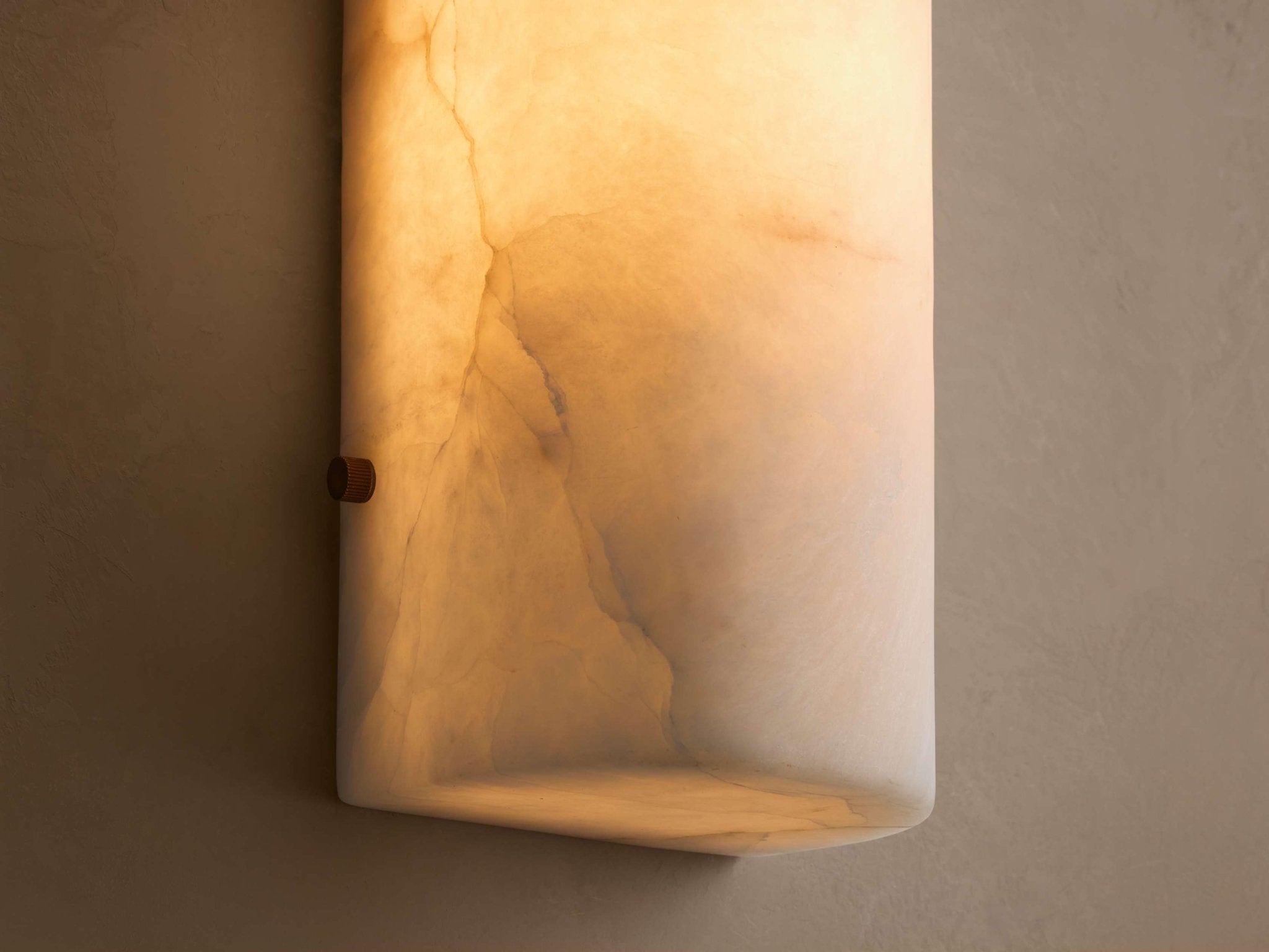 Chayla Alabaster Stone Sconce 12'' 18''H - GILDLAMPS