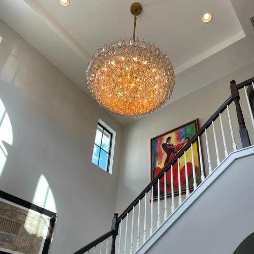 Chiaravalle Glass Tiered Round Chandelier 37"D 47''D 62''D - GILDLAMPS