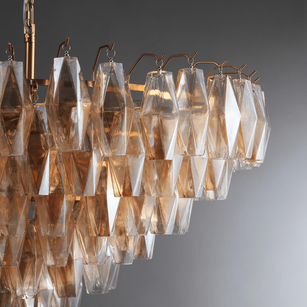 Chiaravalle Glass Tiered Round Chandelier 37"D 47''D 62''D - GILDLAMPS
