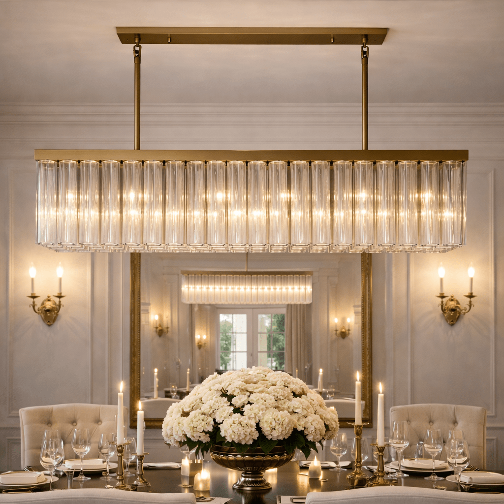 Ciello Rectangular Chandelier - GILDLAMPS