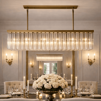 Ciello Rectangular Chandelier - GILDLAMPS