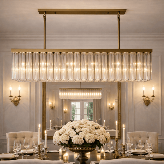 Ciello Rectangular Chandelier - GILDLAMPS