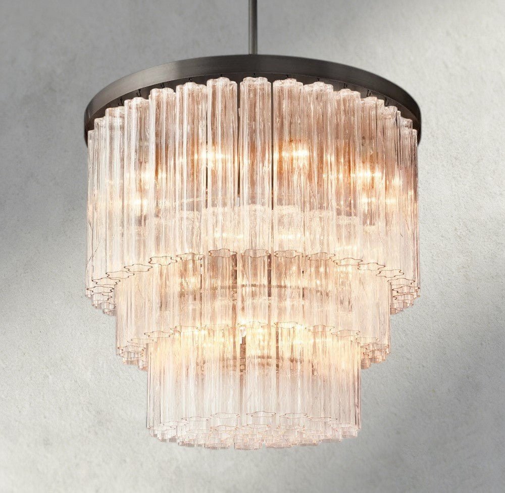 Ciello Three - Tier Round Chandelier - GILDLAMPS