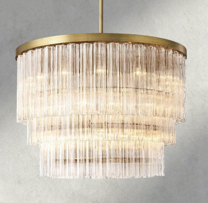 Ciello Three - Tier Round Chandelier - GILDLAMPS