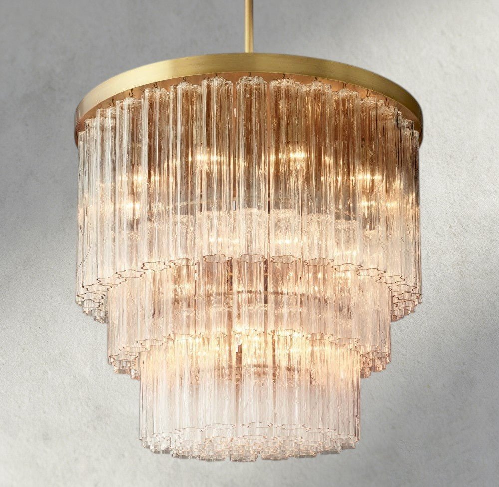 Ciello Three - Tier Round Chandelier - GILDLAMPS