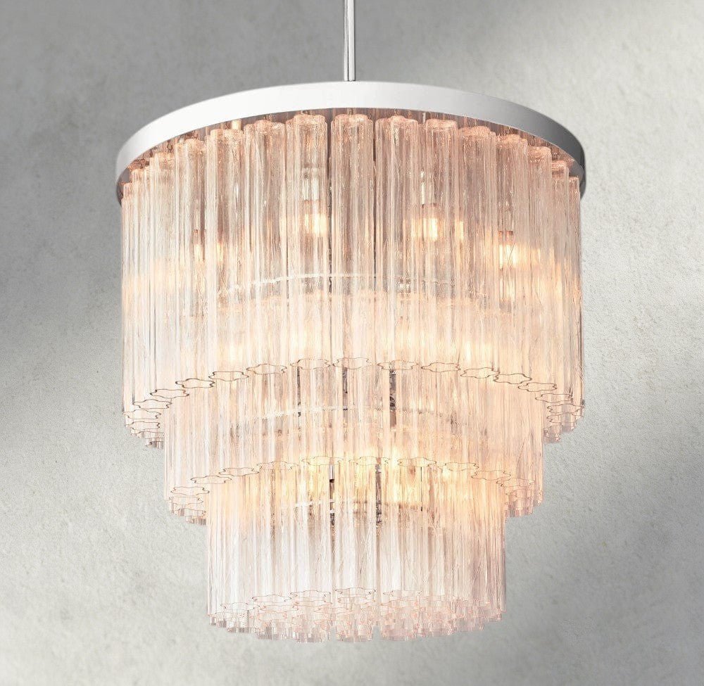 Ciello Three - Tier Round Chandelier - GILDLAMPS