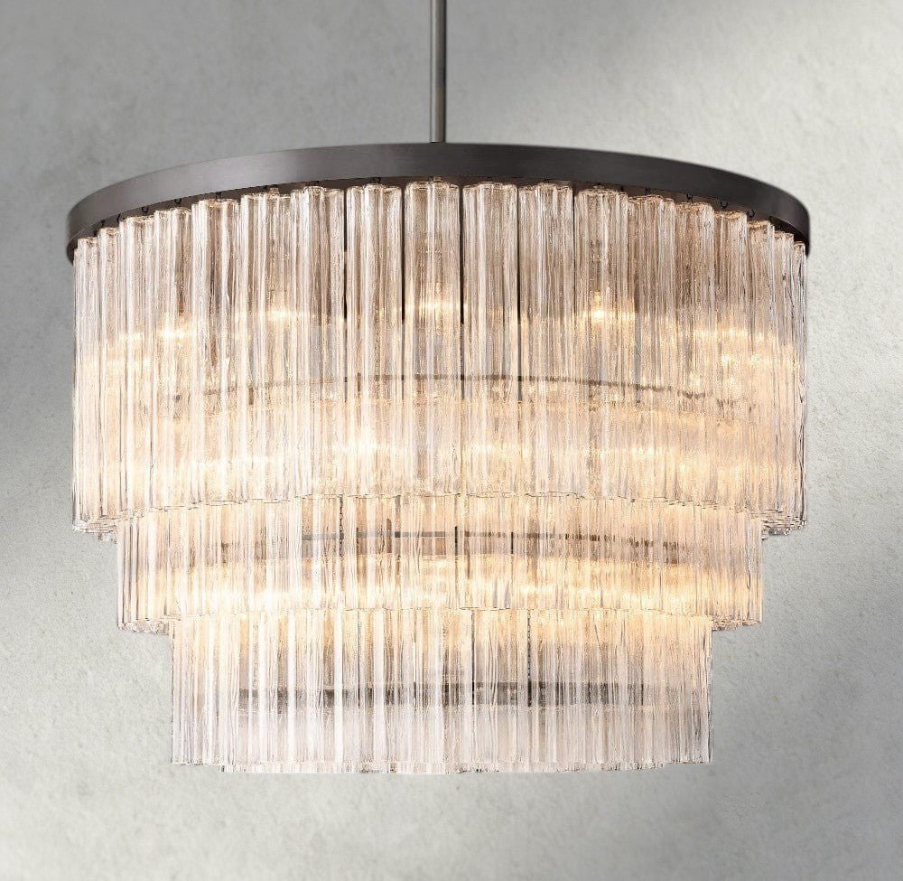 Ciello Three - Tier Round Chandelier - GILDLAMPS