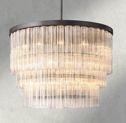 Ciello Three - Tier Round Chandelier - GILDLAMPS